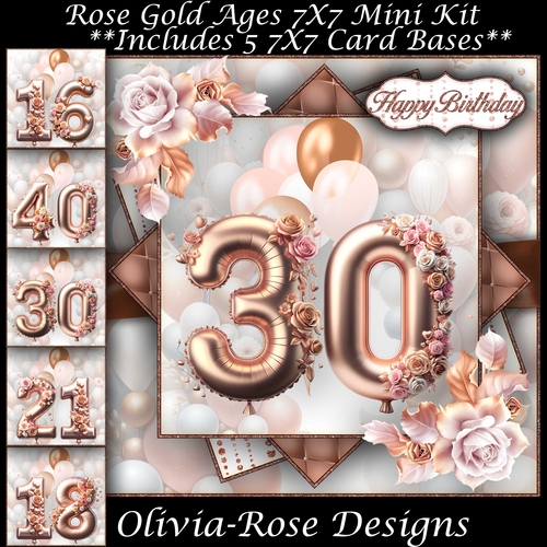Rose Gold 16-40 Mini Kit 7X7