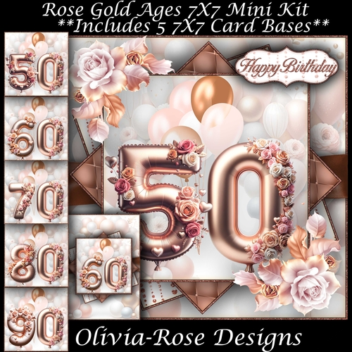 Rose Gold Ages 50-90 Mini Kit 
