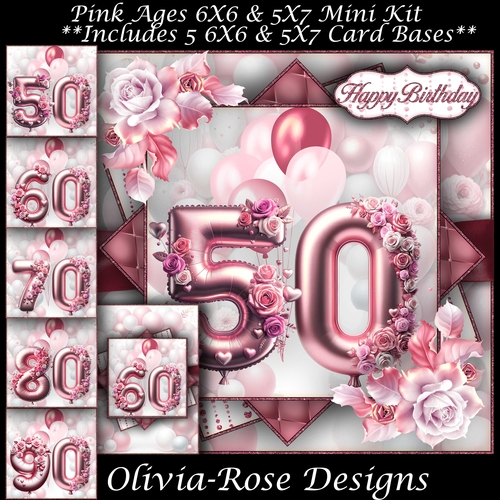 Pink Ages 50-90 Mini Kit 