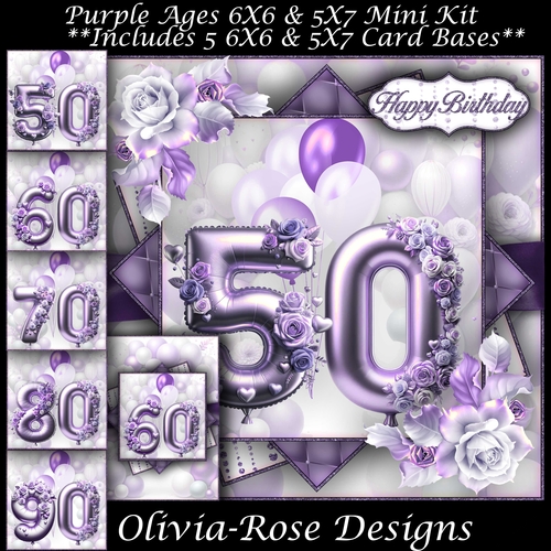 Purple Ages 50-90 Mini Kit 