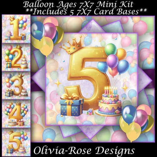 Balloon Ages 1-5 Mini Kit 7X7