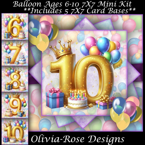 Balloon Ages 6-10 Mini Kit 7X7
