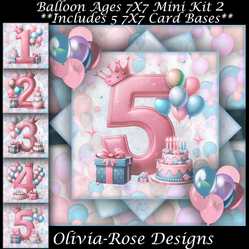 Balloon Ages 1-5 Mini Kit 2 7X7
