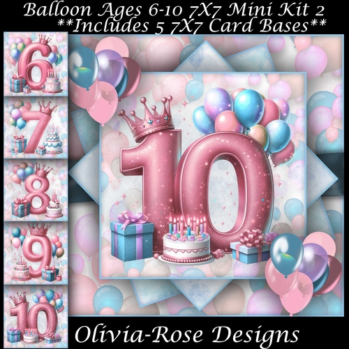 Balloon Ages 6-10 Mini Kit 2 7X7