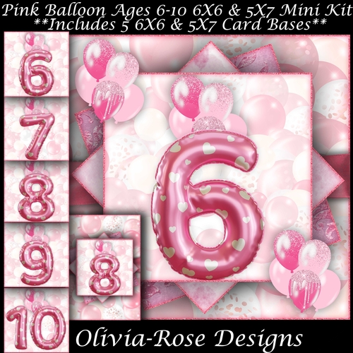 Pink Balloon Ages 6-10 Mini Kit 