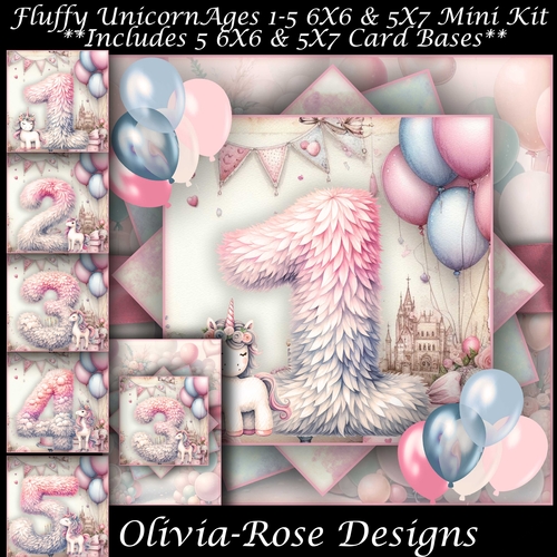 Fluffy Unicorn Ages 1-5 Mini Kit  