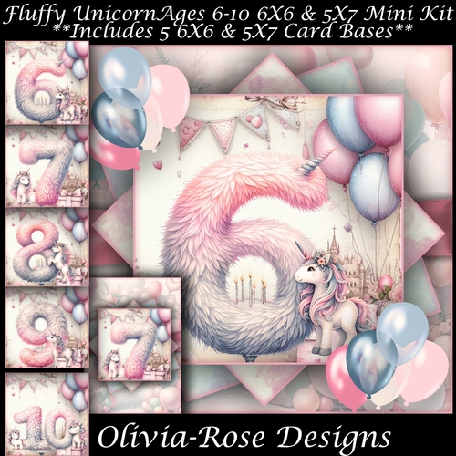Fluffy Unicorn Ages 6-10 Mini Kit