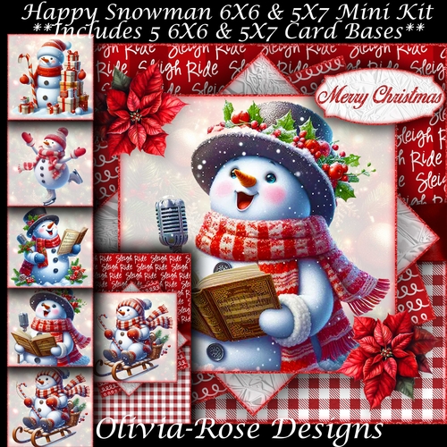 Happy Snowman Mini Kit  