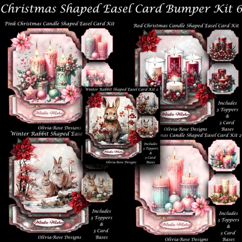Christmas Shaped Easel Card Bumper Kit 6