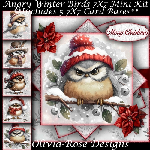Angry Winter Birds Mini Kit 7X7