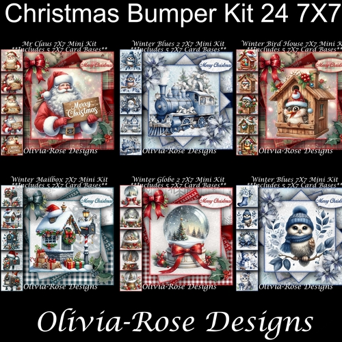 Christmas Bumper Kit 24 7X7