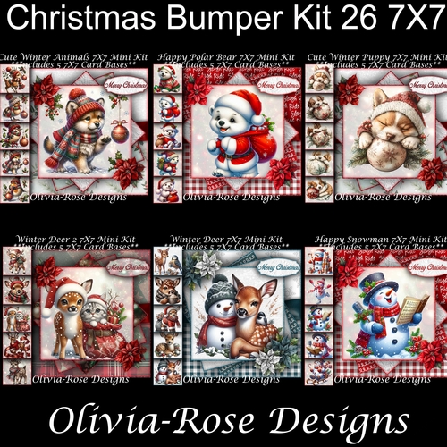 Christmas Bumper Kit 26 7X7
