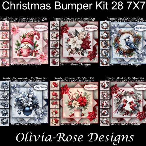 Christmas Bumper Kit 28 7X7