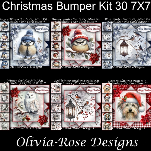 Christmas Bumper Kit 30 7X7