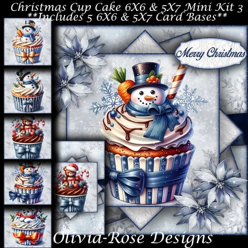 Christmas Cup Cake Mini Kit 3 