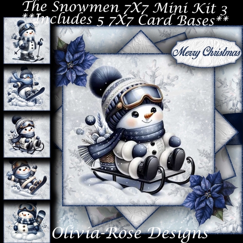 The Snowmen Mini Kit 3  7X7