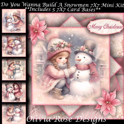Do You Wanna Build A Snowmen Mini Kit 7X7