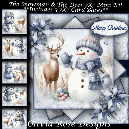 The Snowman & The Deer 7X7