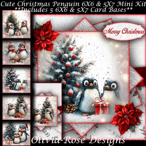 Cute Christmas Penguin Mini Kit 