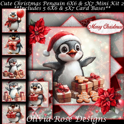 Cute Christmas Penguin Mini Kit 2
