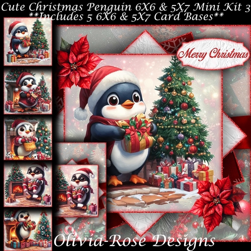 Cute Christmas Penguin Mini Kit 3