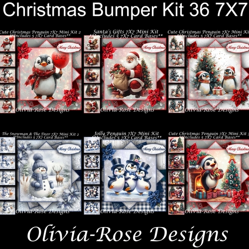 Christmas Bumper Kit 36 7X7