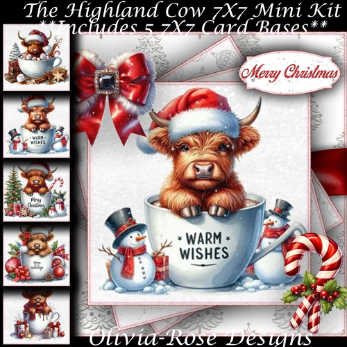 The Highland Cow Mini Kit 7X7