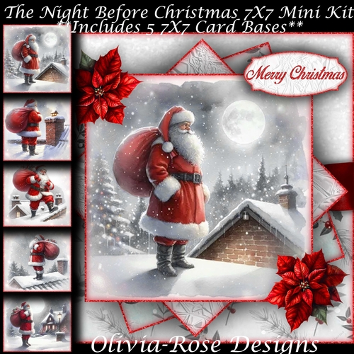 The Night Before Christmas Mini Kit 7X7