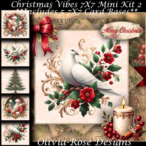 Christmas Vibes Mini Kit 2 7X7