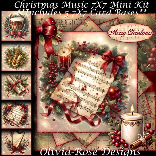 Christmas Music Mini Kit 7X7
