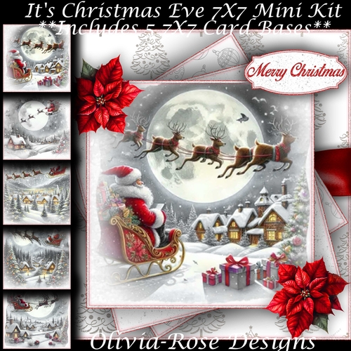 Its Christmas Eve Mini Kit 7X7