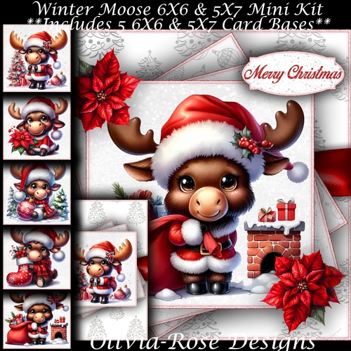 Winter Moose Mini Kit