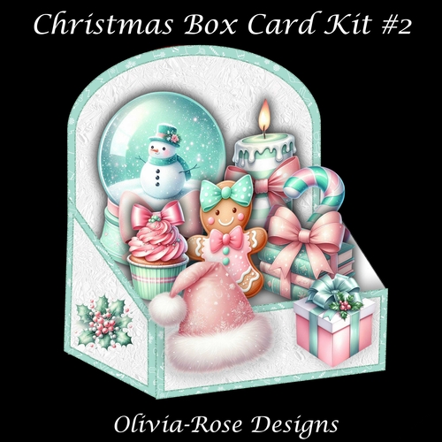 Christmas Box Card Mini Kit #2