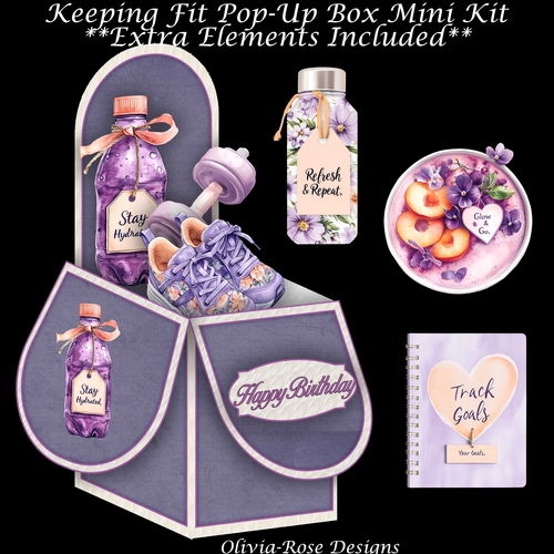 Keeping Fit Pop-Up Box Mini Kit 