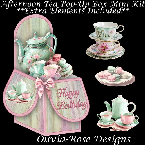 Afternoon Tea Pop-Up Box Mini Kit 