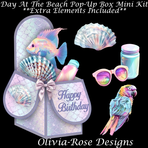 Day At The Beach Pop-Up Box Mini Kit 