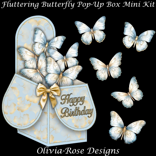 Fluttering Butterfly Pop-Up Box Mini Kit 