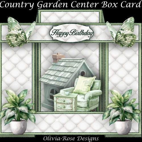 Country Garden Center Box Card Mini Kit 