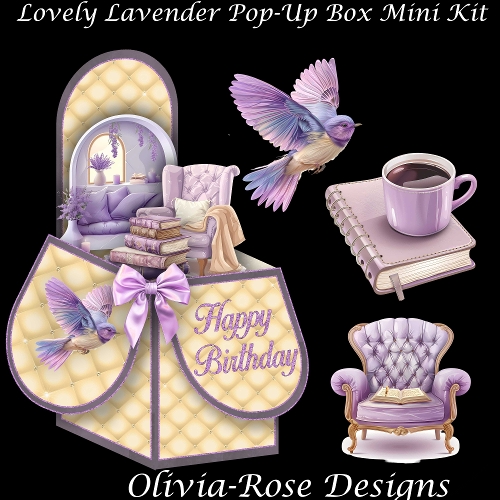 Lovely Lavender  Pop-Up Box Mini Kit 
