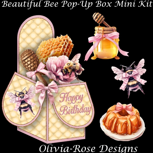 Beautiful Bee Pop-Up Box Mini Kit 