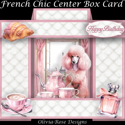 French Chic Center Box Card Mini Kit 