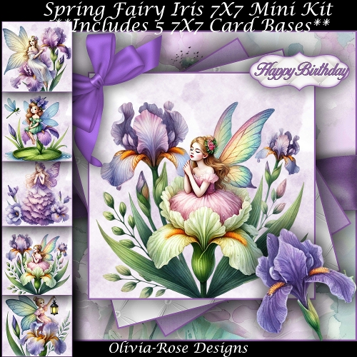 Spring Fairy Iris Mini Kit 7X7