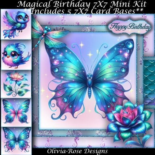 Magical Birthday Mini Kit 7X7