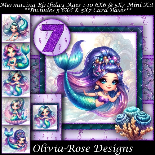 Mermazing Birthday Ages 1-10 Mini Kit 