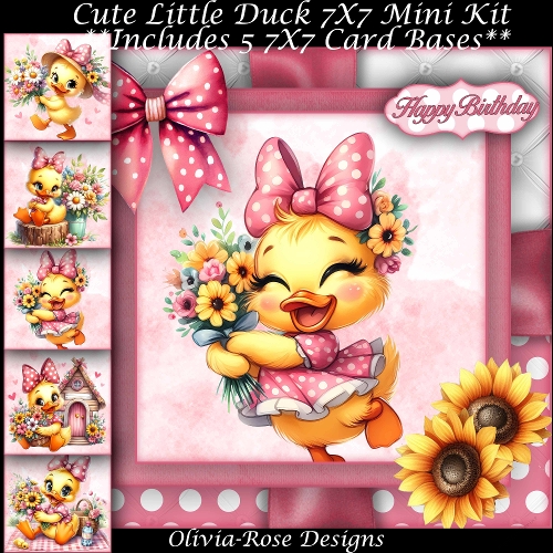 Cute Little Duck Mini Kit 7X7