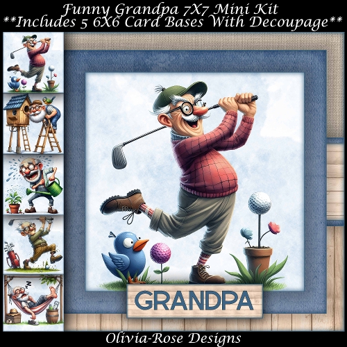 Funny Grandpa Mini Kit 7x7