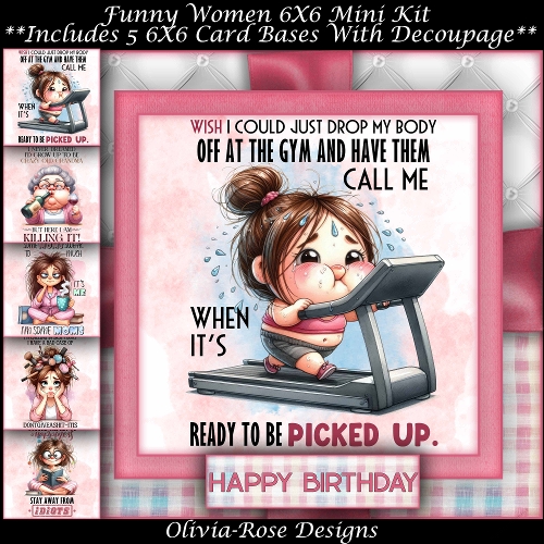 Funny Women Mini Kit 6X6