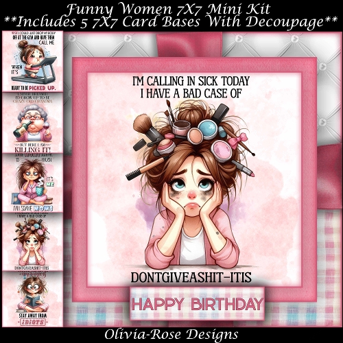 Funny Women Mini Kit 7X7