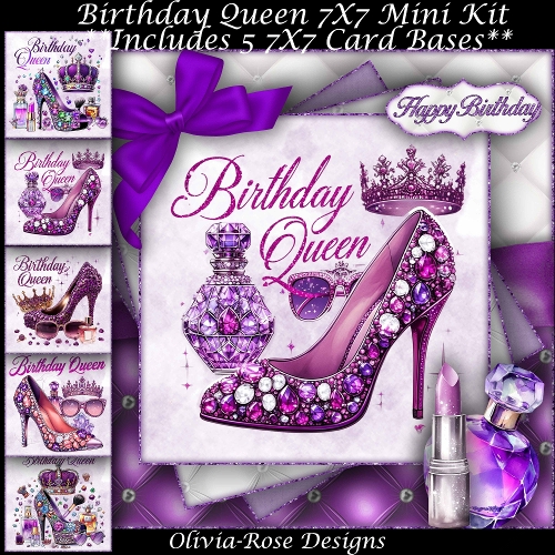 Birthday Queen Mini Kit 7X7