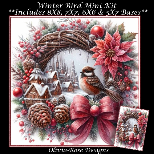 Winter Bird Mini Kit   